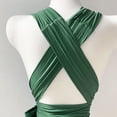 thumbnail image 4 of QHFBli Women's Plunge One Piece Bathing Suit Deep V Neck Swimsuits Crisscross Wrap Tie Monokini High Waisted Swimwear, 4 of 6