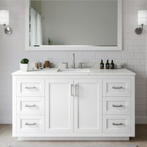 Wyndham Collection Wcf292960s-Qtz-Us3m58 Miranda 60" Free Standing Single Basin Vanity Set