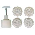 thumbnail image 1 of ESTONE Plastic Mooncake Mold 125g Flower Stamp Cookie Cutter Mould DIY Baking Accessory, 1 of 11