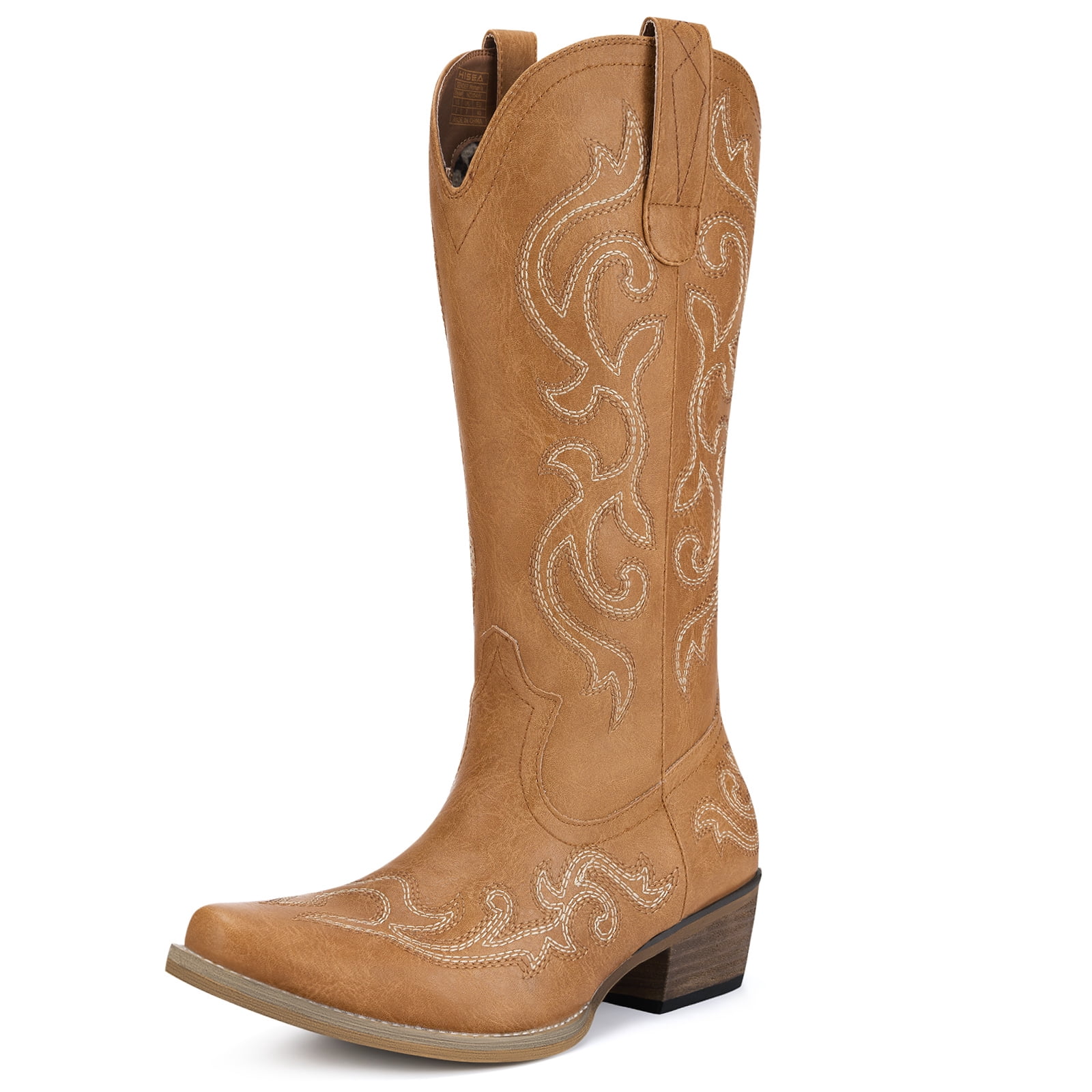 HISEA Cowboy Boots for Women Western 