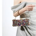 thumbnail image 2 of SUGARMOM Multicolor Glittering Jewelled Rhinestone Evening Bag  Crossbody Bag  Clutch  Suitable For Prom  Bridal Dress  Cheongsam  Fashion Handbag For Ladies, 2 of 6