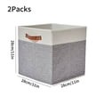 thumbnail image 2 of Unbranded Cabinet Clothing Storage Box 2pack, Storage Baskets for Organizing Shelves Nursery Bedroom,, 2 of 6