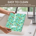 thumbnail image 4 of Placemat, Pioneer Flower Floral Print Pattern Place Mats Table Mat Set Of 2, PVC Washable Placemats for Party Kitchen Dining Decoration, 18x12 Inch, Fade Resistant, 4 of 6