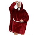 thumbnail image 1 of Manta usable, sudadera con capucha de gran tamaño para hombres y mujeres, manta usable para mujeres, sudadera con capucha, estándares líderes en la industria, 1 of 8