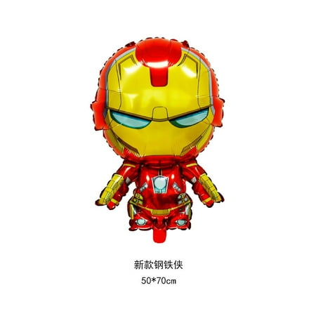 Children's Cartoon Hero Series Aluminum Film Decorative Balloon Superman Captain America Birthday Party Banquet Arrangement