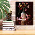 thumbnail image 3 of Epic Graffiti 'Carnations In A Victorian Vase' by Christopher Pierce, Canvas Wall Art, 12"x16", 3 of 8