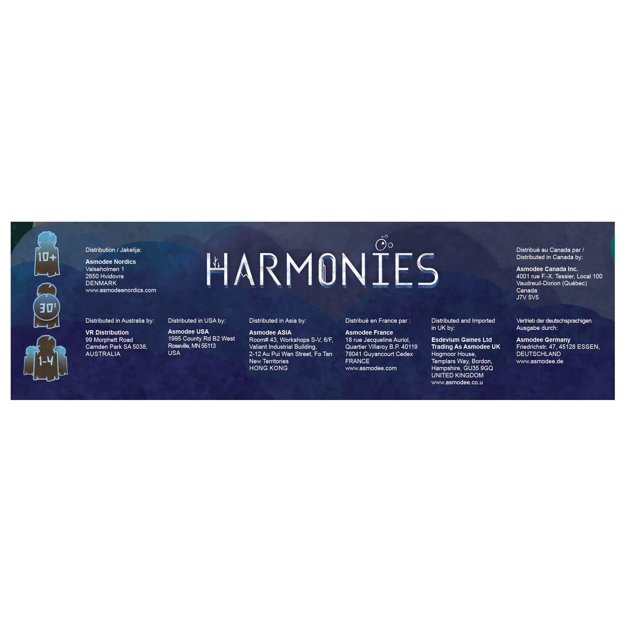 Harmonies Family Strategy Board Game for Ages 10+, from Asmodee