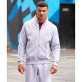 thumbnail image 3 of Awdis  Adult Campus Heather Full Zip Sweatshirt, 3 of 4