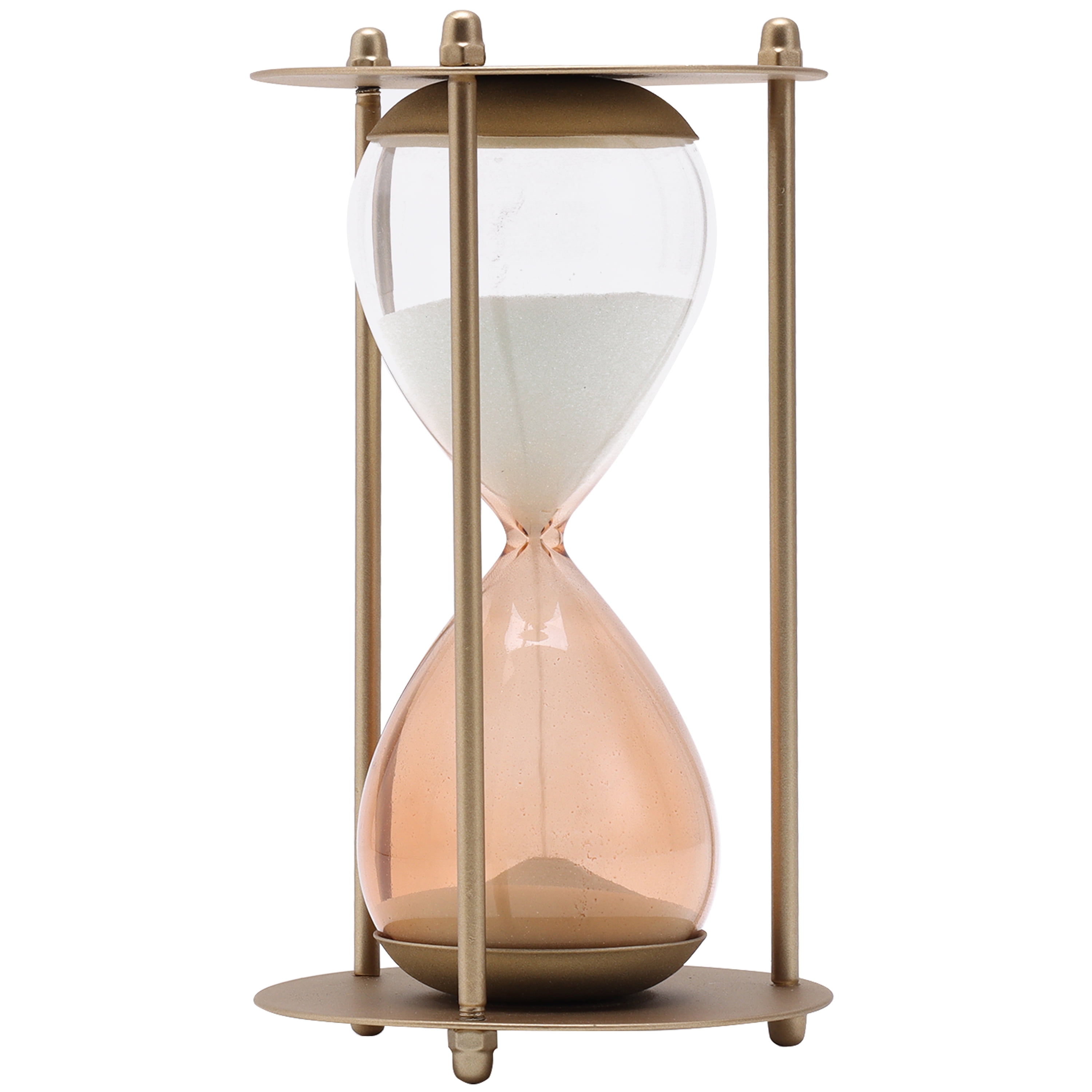Home Decor Collection Sterling & Noble Gold Metal Hourglass Tabletop Timer