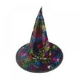 thumbnail image 2 of 3Pcs Witch Hat Halloween Costume Cosplay Wicked Witch Accessory Adult One Size, 2 of 5