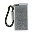 thumbnail image 2 of Portable Aluminum Ashtray With Lid, Mini Embossed Pattern Wide Application For Bar Indoor Outdoor , Suitable For Parties And Social Gatherings, 2 of 8