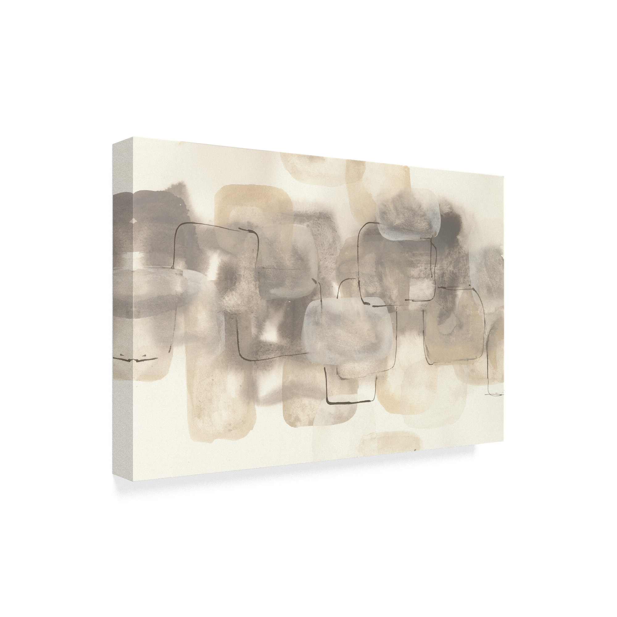 Trademark Fine Art 'Neutral Stacking III' Canvas Art by Chris Paschke
