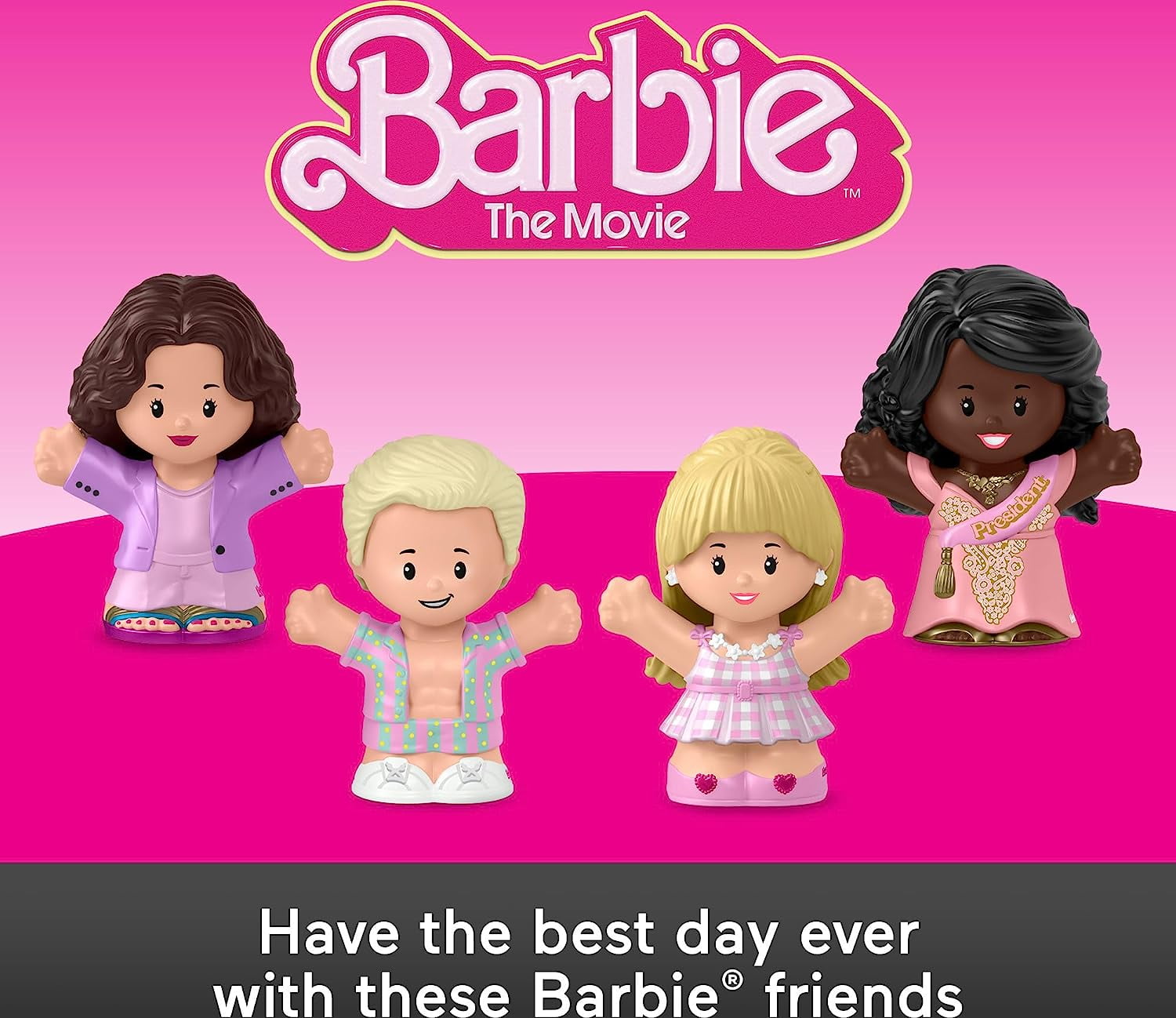 Mattel HRK97 Little People Collector Barbie: The Movie Special Edition Set