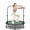 Green, variant on 40" Foldable Trampoline Fitness Rebounder with Resistance Bands Adjustable Home, Foldable with Adjustable Handle Max Load 450lbs