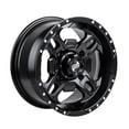 thumbnail image 6 of 4/156 Tusk Beartooth Wheel 14x7 4.0 + 3.0 Matte Black, 6 of 8