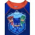 thumbnail image 2 of PJ Masks Toddler Boys' Rash Guard and Swim Trunks Set, Sizes 2T-5T, 2 of 5