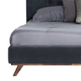 thumbnail image 5 of Adia Platform King Bed, Dark Gray Button Tufted Polyester Upholstery, 5 of 7
