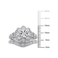 thumbnail image 2 of Everly Women's Diamond Sterling Silver Bridal Set, 2 of 7
