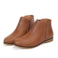 thumbnail image 5 of VitNoiva Kids Ankle Boots Side Zipper Lightweight Winter Toddler And Kids Girls Booties School Shoes, 5 of 6