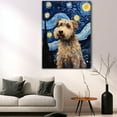 thumbnail image 5 of Barbado Da Terceira Dog Canvas Wall Art - Starry Night Van Gogh Dog Canvas Print Dog Sayings Painting Home Office Wall Decor Framed Dog Lover Gift, 5 of 6