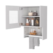 Interior storage shelf and low spice rack | Keeps kitchen necessities close at hand | Adds a modern touch to the kitchen