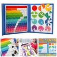thumbnail image 2 of Jindong Toy Wooden Math Children Fraction Learning Fraction Book Educational, 2 of 9