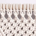 thumbnail image 5 of Macrame Curtains Long Cotton Macrame Wall Hanging Boho Beaded Curtain for Window Doorway Handmade Wedding Backdrop Room Divider, 2 Panels 79" L x 35" W, 5 of 9