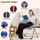 thumbnail image 4 of QinaQin Silla lounge plegable afelpada, sillón de lectura extra grande con estructura metálica para recámara, departamento, oficina o sala, 4 of 9