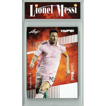 Certified Mint+ Lionel Messi 2023 Leaf HYPE! #130a Only 5000 Made! Rare Trading Card Inter Miami