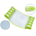 thumbnail image 5 of Aqua Monterey Water Inflatable 4-in-1 Pool Hammock Lounger, Green (4 Pack), 5 of 11