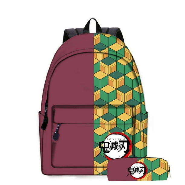 Mochila Demon Slayer Nezuko Tanjiro Mochilas Escolares Estudiante Anime Mochila Niños Hombre Rengoku shinobu