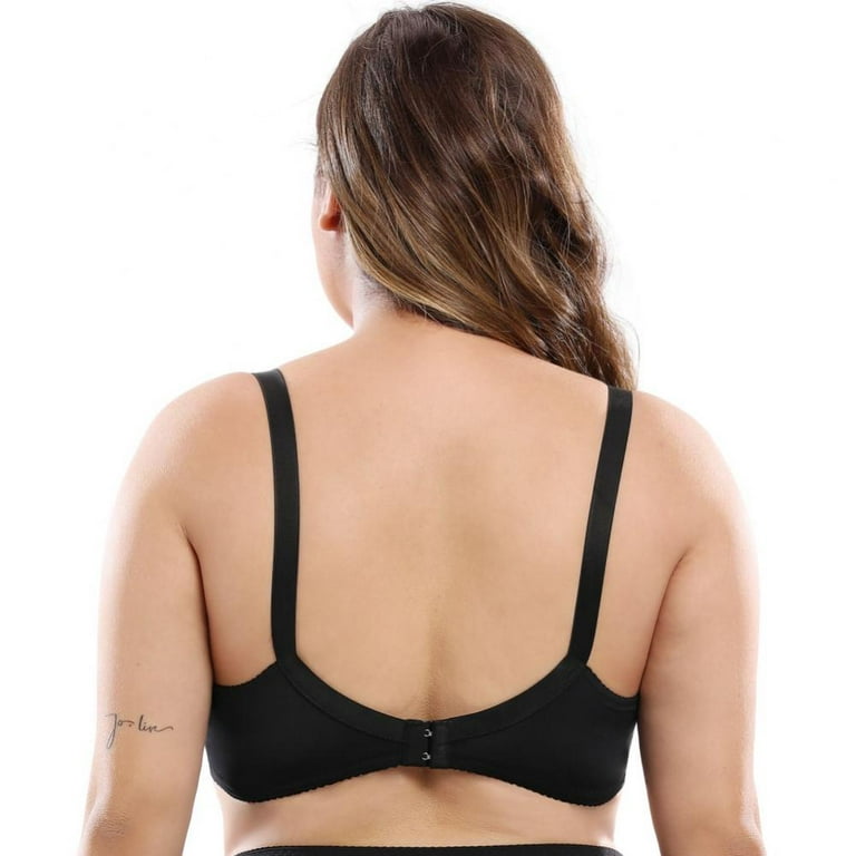 Women Plus Size Underwire Push-Up Bras D-Cup Thin Mold Lace