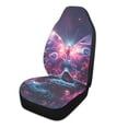 thumbnail image 4 of ALAZA Butterfly Skull Car Seat Covers 2 PCs Universal Auto Front Seats Interior Protector, 4 of 7