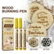 thumbnail image 5 of Wood Burning Marker Set | Scorch Pen Tool for Arts & Crafts DIY Wood Designs | Heat Activated Chemical Pens with Fine Replacement Tips | 3 Pack for Custom Engraving & Detailing, 5 of 9