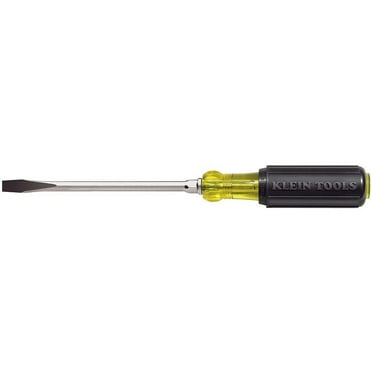 Klein Tools 5/16" Keystone Tip Heavy-Duty Round Shank Screwdriver, 6"