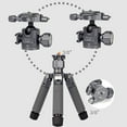 thumbnail image 4 of YIEMEEN Universal Ball Head Tripod Compatible DSLR Cameras Aluminum High Load 12KG Waterproof with Quick Release Plate, 4 of 7