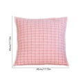 thumbnail image 2 of Decorative Throw Pillow Squares and Lumbar Woven Cushion with Piped Edges for Living Room and Bedroom - Versatile Home Decor in Stylish Woven Tweed Fabric, 2 of 5