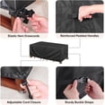 thumbnail image 6 of Outdoor Furniture Covers Waterproof, Heavy Duty Oxford Patio Table Cover for Outdoor Table, Chair, Sofa, Desk (Black, 108"L x 82"W x 28"H), 6 of 6