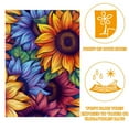 thumbnail image 2 of Welcome Seamless Colorful Sunflowers Garden Flag, Vertical Double Sided Small House Flag, Yard Farmhouse Outdoor Deck Veranda Lawn Decor 28x40 Inch, 2 of 6