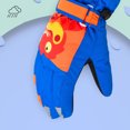 thumbnail image 2 of Sonducket Los guantes de esquí de invierno para niños se mantienen abrigados y secos en las pistas con estos guantes impermeables y resistentes guantes y mitones azul zafiro SG, 2 of 6