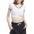 thumbnail image 1 of Reebok Womens Bralette Graphic T-Shirt pixpink XL, 1 of 1