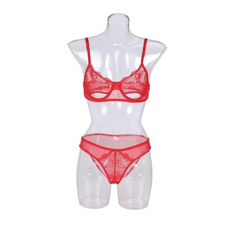 Yuhangmm Thin Sexy Fashion Mesh See Through Strap Sexy Lingerie Jumpsuit Holiday Lingerie plus