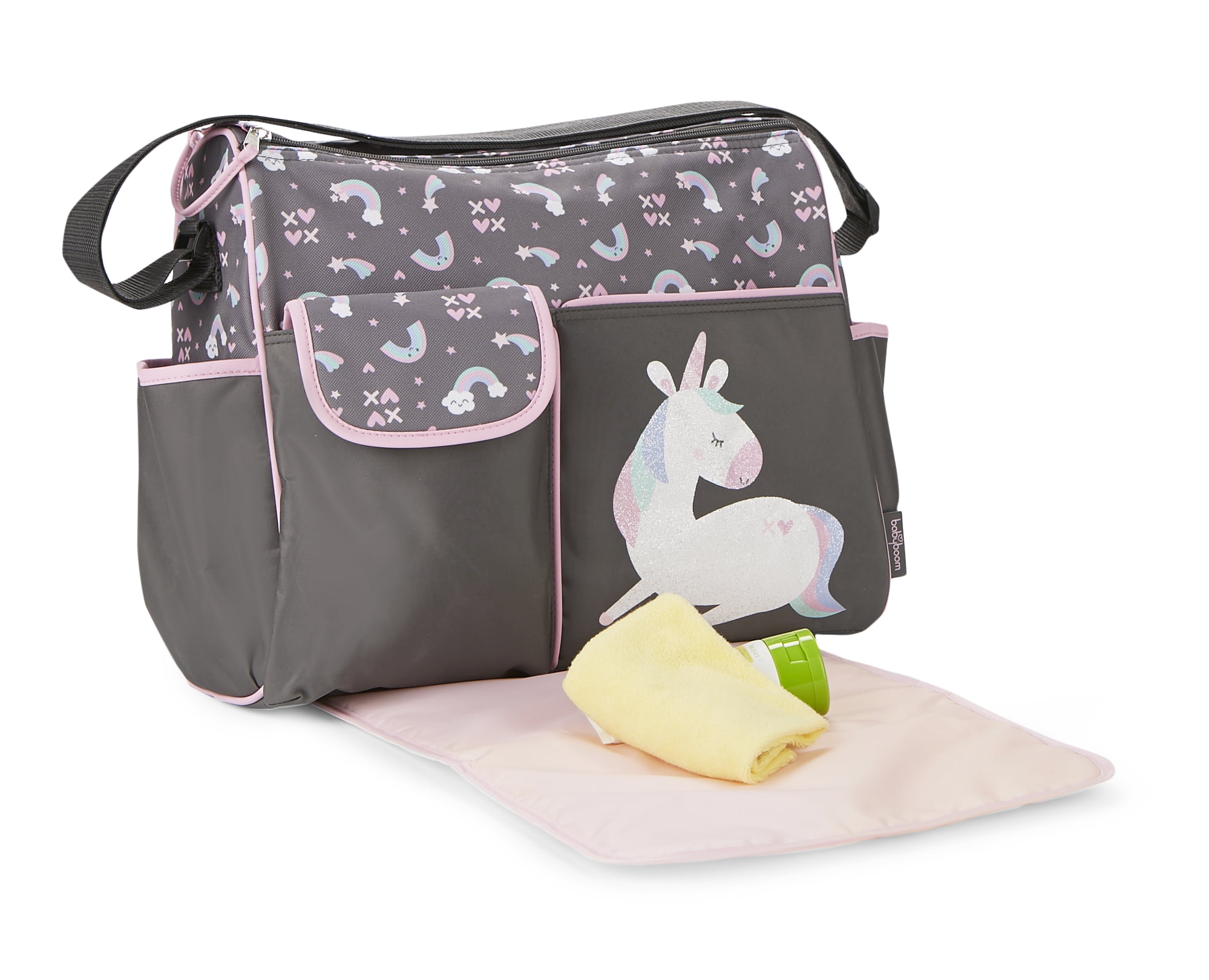 sparkly diaper bag