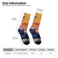 thumbnail image 2 of Balery Colorful Gecko Jungle Art Calcetas Largas con Estampado para Hombre y Mujer – Suaves y Transpirables, Talla Única (US 5-11), 2 of 6