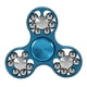 thumbnail image 1 of Juguete antiestrés con rodamiento de bolas de acero para EDC Focus, elegante spinner azul con punta de dedo, 1 of 3