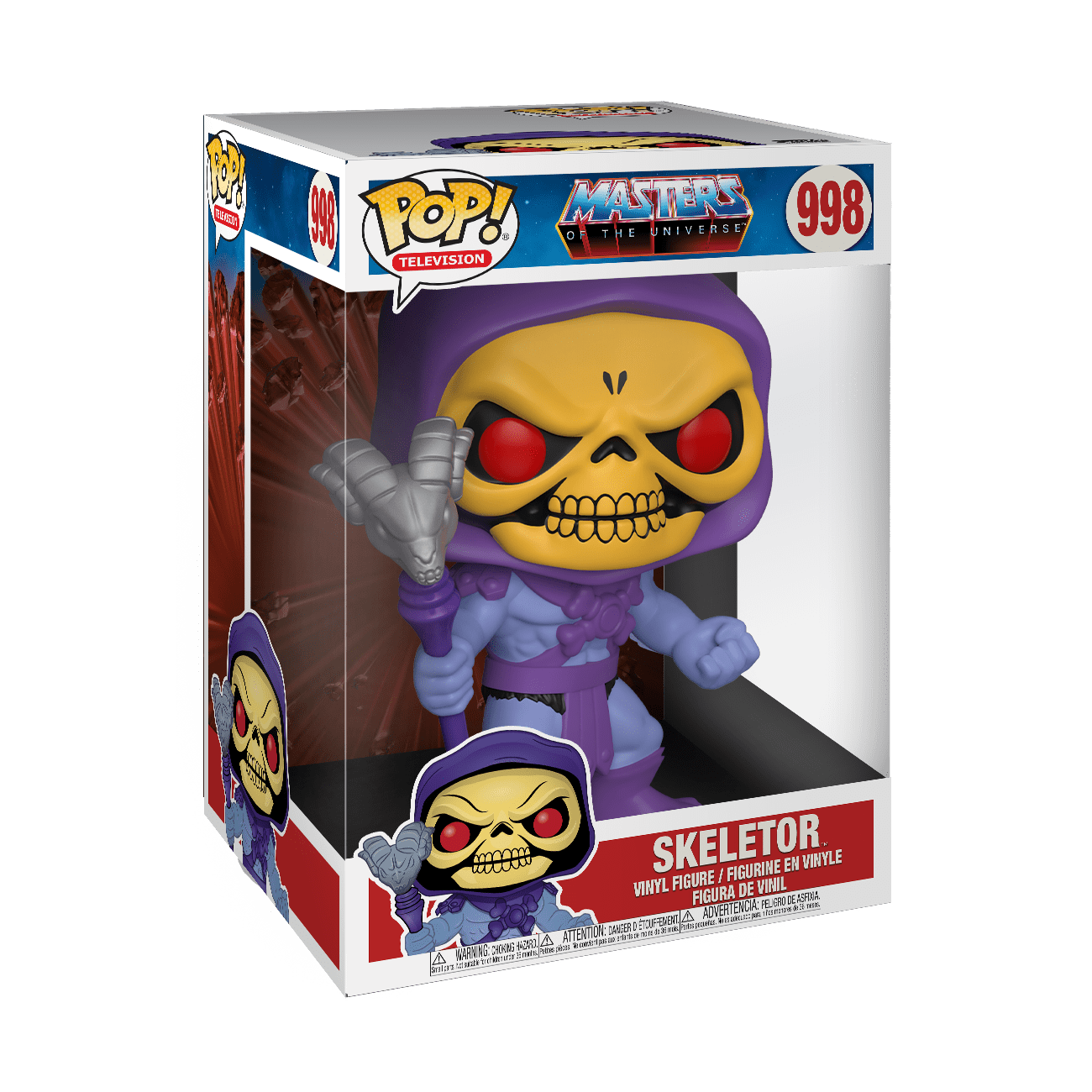FUNKO POP! ANIMATION: Masters of the Universe - Skeletor 10" (He-Man,  MOTU), Funko, Gifts