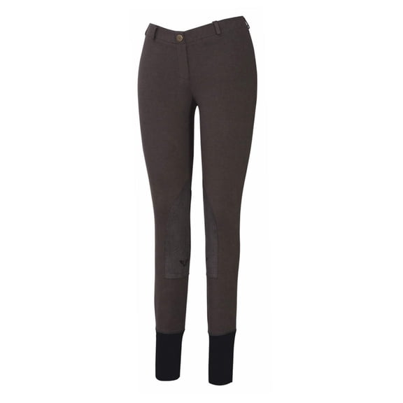 TuffRider Ladies Starter Lowrise Pull-On Knee Patch Breeches