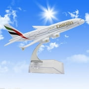 1:400 Alloy Emirates Airlines A380-800 Simulation Passenger Aircraft Model Decoration Model Plane Toy Airplane Birthday Gift