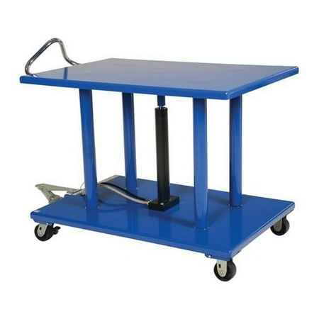 Vestil HT-20-3248 Hydraulic Post Table, 32 x 48 in. - 2000 lbs