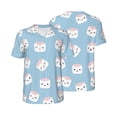 thumbnail image 3 of Daiia Cartoon Sushi Mens Baseball Jersey Button Down Shirts Short Sleeve Sports Uniforms-3X-Large, 3 of 9